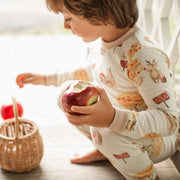 Apple Season Toddler PJ Set